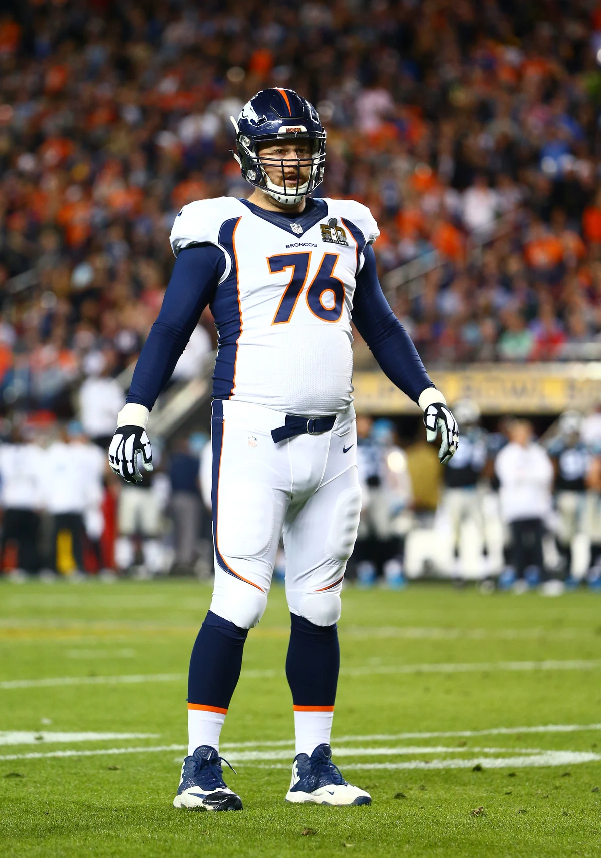 Tyler Polumbus at Super Bowl 50
